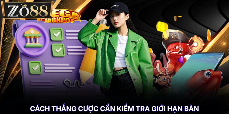 Cách thắng cược cần kiểm tra giới hạn bàn