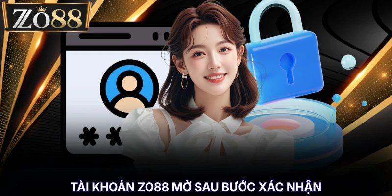 Đăng Nhập ZO88 % Tài khoản ZO88 mở sau bước xác nhận