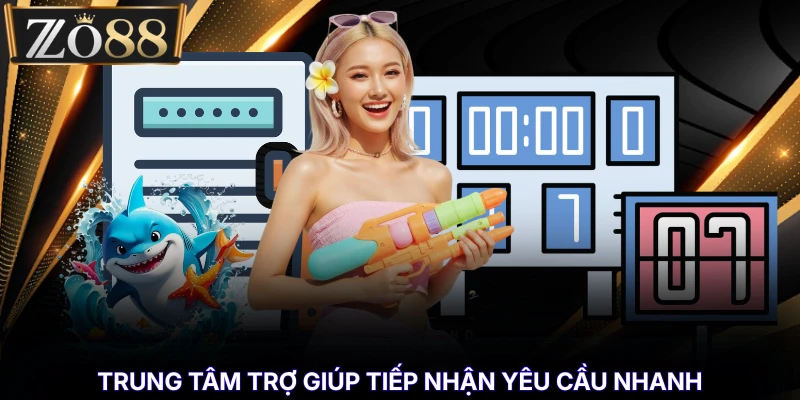 Trung tâm trợ giúp tiếp nhận yêu cầu nhanh